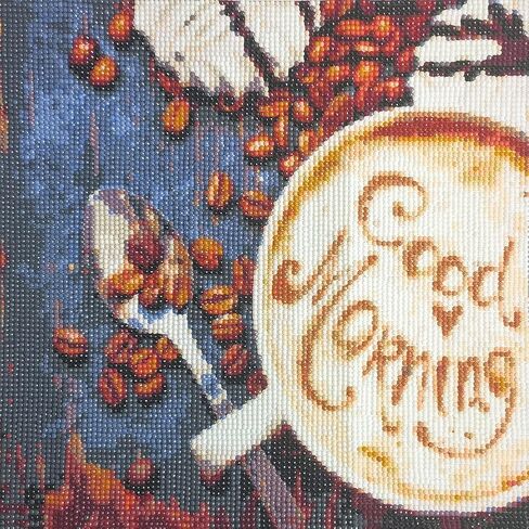 PDSLAIKE مجموعات الطلاء الماسي الزهور للبالغين - كن مليئًا بالبهجة مقولة مضحكة ديكور المنزل DIY Art Craft 11.8x15.7in in Kuwait