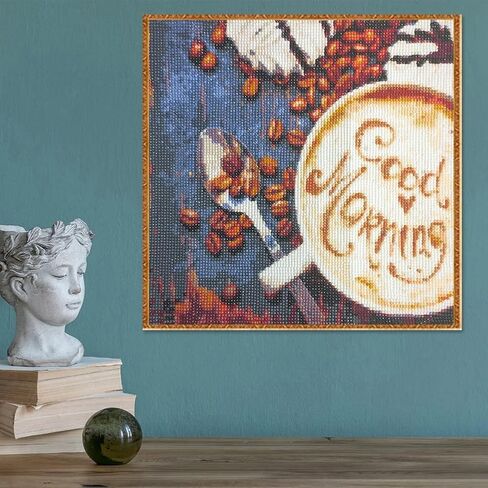 PDSLAIKE مجموعات الطلاء الماسي الزهور للبالغين - كن مليئًا بالبهجة مقولة مضحكة ديكور المنزل DIY Art Craft 11.8x15.7in in Kuwait