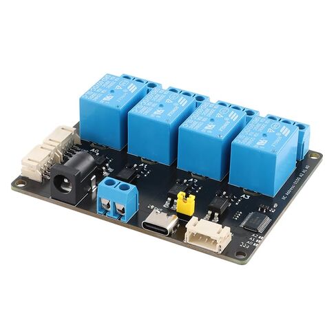 XL9535-K4V5 4-Channel I2C Relay Module 5V 10A Load 2500Vrms Isolation - Expandable to 32 Channels - -40°C to +85°C in Saudi Arabia