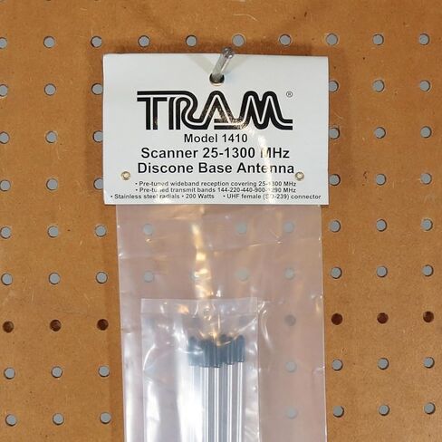 Tram® 200-Watt Broad-Band Scanner 25 MHz to 1,300 MHz Super Discone Stainless Steel Base Antenna in Saudi Arabia