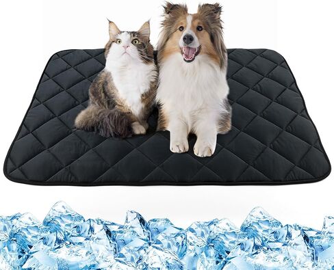 40.2 "x28" حصيرة تبريد الكلاب قابلة للطي ، حصيرة تبريد قابلة للغسل للكلاب ، بطانية ناعمة للكلاب والقطط ، المتوسطة in Kuwait