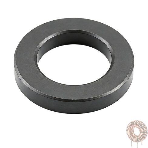 Compatible with FT-240-31 Toroid Ferrite Core - 2.4" Black Ring Ferrite- EMI Suppression RFI Reduction Choke Inductors | Toroidal Ferrite Cores for Transformers and Inductors in Saudi Arabia