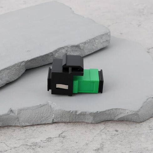 2X SC to SC APC Fiber Optic Adapter Module Singlemode Simplex Coupler Keystone Jack in Saudi Arabia