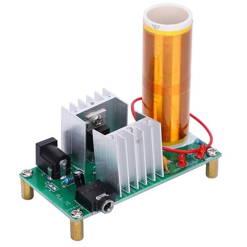 Coil Module DIY Plasma Speaker Electronics Kit with Music Playback Light Barrier Function for Electronics Enthusiasts in Saudi Arabia