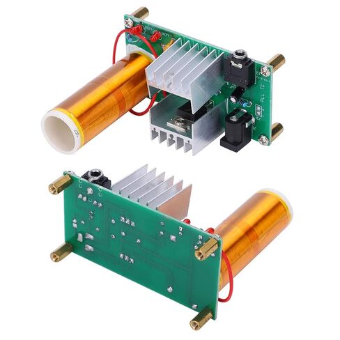 Coil Module DIY Plasma Speaker Electronics Kit with Music Playback Light Barrier Function for Electronics Enthusiasts in Saudi Arabia