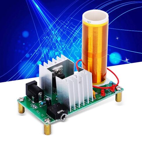 Coil Module DIY Plasma Speaker Electronics Kit with Music Playback Light Barrier Function for Electronics Enthusiasts in Saudi Arabia