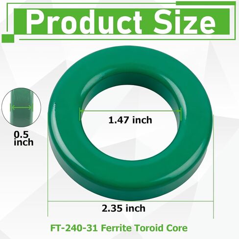 يعتمد النواة الحلقية FT240-31 على الهيكل الدائري المفتوح، ونوى الفريت الحلقية للمحولات، وكابلات الطاقة، والمحاثات، ومحاثة خنق تقليل كابلات الإشارة. in Kuwait