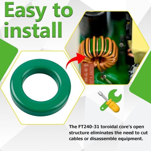 يعتمد النواة الحلقية FT240-31 على الهيكل الدائري المفتوح، ونوى الفريت الحلقية للمحولات، وكابلات الطاقة، والمحاثات، ومحاثة خنق تقليل كابلات الإشارة. in Kuwait