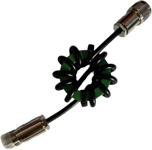 ملف خانق على الموجات القصيرة HF مضاد للتداخل 1.8-50 ميجاهرتز لقمع الراديو عالي التردد وأداة اختبار اتصالات الترددات اللاسلكية (50 مم أخضر) in Kuwait