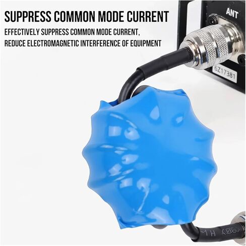 الموجات القصيرة خنق حلقة مغناطيسية 1.8-30 ميجا هرتز 1:1 الحالي Balun HF الوضع المشترك خنق لفائف مع م ذكر إلى م موصل سالب in Kuwait