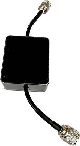 EM25 حلقة مغناطيسية ملف خانق مع حافظة ABS 360 درجة غطاء حماية 1:1 Balun الحالي لراديو الموجات القصيرة 1.8-30 ميجا هرتز HF in Kuwait