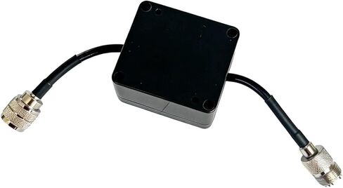 EM25 حلقة مغناطيسية ملف خانق مع حافظة ABS 360 درجة غطاء حماية 1:1 Balun الحالي لراديو الموجات القصيرة 1.8-30 ميجا هرتز HF in Kuwait