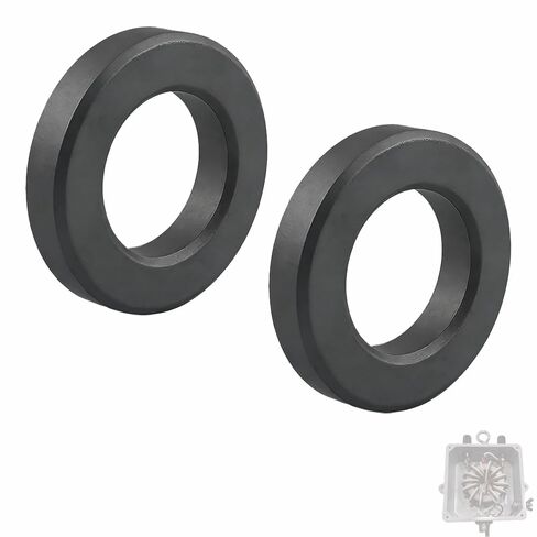 2 Pack Compatible with FT-240-31 Toroidal Ferrite Cores 2.4"- EMI Suppression RFI Reduction Choke Inductors | Toroidal Ferrite Cores for Transformers or Inductors in Saudi Arabia