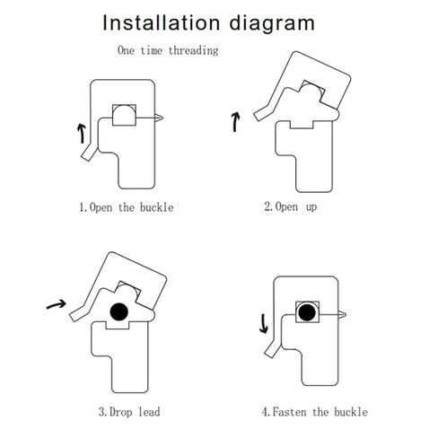 4 قطعة SCT-013-100 100A 1 فولت فتح إغلاق التيار المتناوب محول التيار الاستشعار SCT013 غير الغازية سبليت الأساسية محول التيار in Kuwait