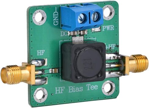 Bias Tee RF Signal Injector for Active Antenna 50kHz to 60MHz DC Power Supply with Coaxial Connector in Saudi Arabia