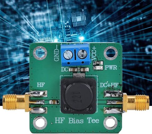 Bias Tee RF Signal Injector for Active Antenna 50kHz to 60MHz DC Power Supply with Coaxial Connector in Saudi Arabia