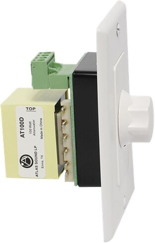 Atlas Sound AT100D | Deluxe Decora Plate Mounted 100Watt Attenuator in Kuwait