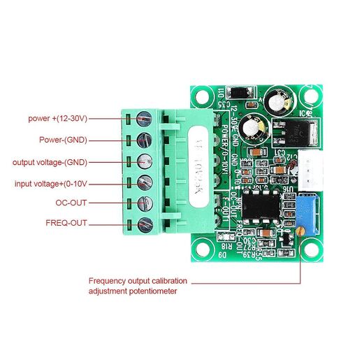 YWBL-WH Voltage Frequency Converter Module, Control Frequency Output Based on Input Voltage, Power Indicator, AntiReverse Function for Control Applications in Saudi Arabia