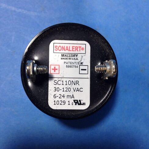 SC110NR, Audio 30VDC/30VAC 120VDC/120VAC 24mA 80dBA 2400Hz to 3400Hz Panel Mount Screw Bulk in Kuwait