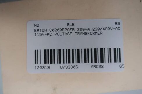 EATON C0200E2AFB Voltage Transformer 200VA 230/460V-AC 115V-AC in Saudi Arabia