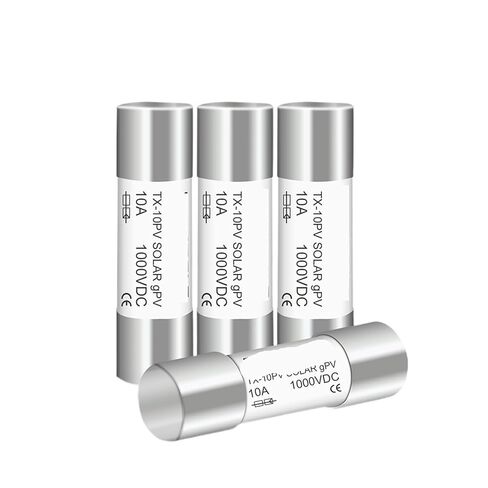 Solar Dc Fuses 1000v Pv Photovoltaic 6a 10a 15a 20a 25a 30a 10 * 38mm High Voltage for Solar System Short Circuit Protection Gpv in Saudi Arabia