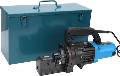 1300W Electric Hydraulic Rebar Cutter 110V Electric Rebar Cutter Portable Cutting up to 7/8 Inch 4-22mm Rebar within 2-3 Seconds, with Easy to Carry Stainless Box for Railway, Bridge, House Building in Kuwait