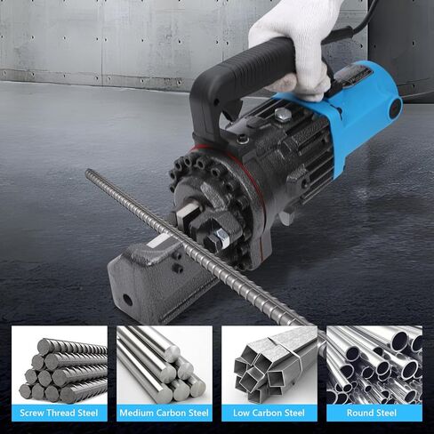 1300W Electric Hydraulic Rebar Cutter 110V Electric Rebar Cutter Portable Cutting up to 7/8 Inch 4-22mm Rebar within 2-3 Seconds, with Easy to Carry Stainless Box for Railway, Bridge, House Building in Kuwait