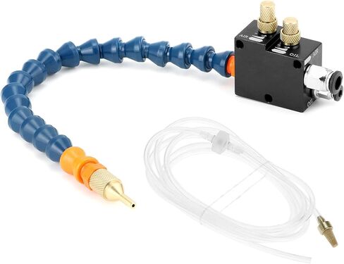 نظام رش تشحيم سائل التبريد QWORK لآلات CNC والمخرطة والطحن والحفر - كفاءة معززة في قطع المعادن والنقش in Kuwait