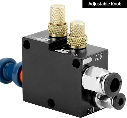 نظام رش تشحيم سائل التبريد QWORK لآلات CNC والمخرطة والطحن والحفر - كفاءة معززة في قطع المعادن والنقش in Kuwait