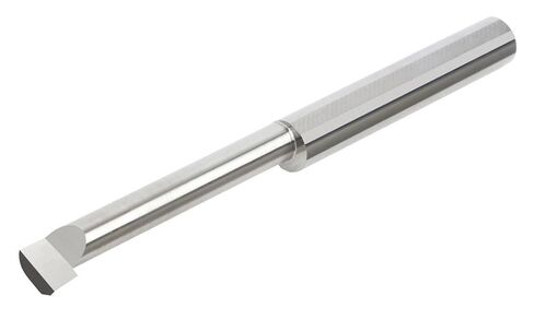Micro 100 BB-180350S Boring Tool - Right Hand - Sharp, .196" Min Bore Dia, .350" Max Bore Depth, .045" Proj, .055" Offset, 1/4" Shank Dia, 2-1/2" OAL, Uncoated in Saudi Arabia