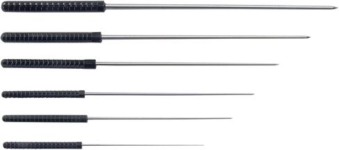 BUZZUFY Set of 6 pcs Cutting broaches, Ø 1.2-3.0 mm with Plastic Handle Tool in Saudi Arabia