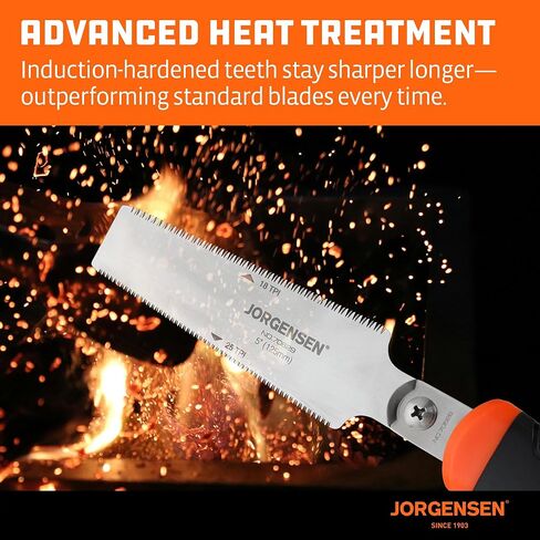 شفرة بديلة من JORGENSEN لمنشار القطع المتدفق ذو الحافة المزدوجة مقاس 5 بوصة، شفرة مرنة 18/25 TPI SK5 in Saudi Arabia