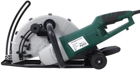 Portable 14" Wet/Dry Electric Corded Circular Concrete Saw/Power Angle Cutter 2600W w/Water Line & Guide Roller (With Blade) ETL certificate. in Saudi Arabia