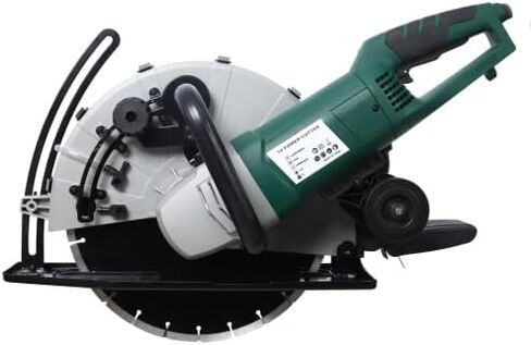 Portable 14" Wet/Dry Electric Corded Circular Concrete Saw/Power Angle Cutter 2600W w/Water Line & Guide Roller (With Blade) ETL certificate. in Saudi Arabia
