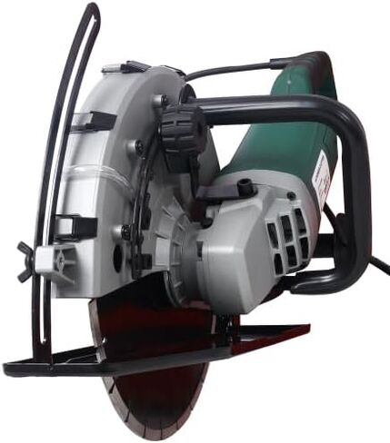 Portable 14" Wet/Dry Electric Corded Circular Concrete Saw/Power Angle Cutter 2600W w/Water Line & Guide Roller (With Blade) ETL certificate. in Saudi Arabia