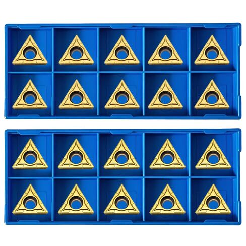 20pcs TCMT110204 / TCMT21.51 Carbide Turning Inserts,TISIN Coating, Replacement Inserts for CNC Lathe,TCMT Inserts, for Lathe Turning Holder Boring Bars in Saudi Arabia