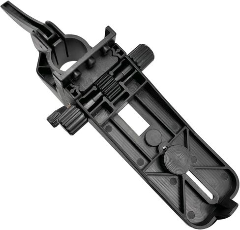 مشبك تثبيت مع خيط ذكر 1/4 بوصة - 20 ومحول 5/8 بوصة - 11، مشبك عمود مستوى ليزر قابل للتعديل مع مستوى الفقاعات لليزر الدوار والخط، دعامة شديدة التحمل لأعمدة التلسكوب in Kuwait