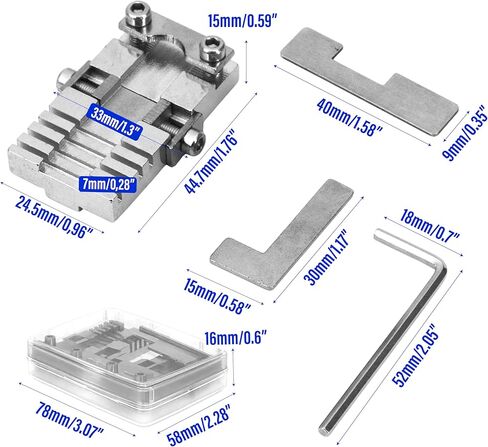 Universal Key Clamping Fixture – Key Cutting Machine Duplicator Accessories, Multifunction General Duplicating Fixtures for Clamp Cutter and Manual Keys Making Machines in Saudi Arabia