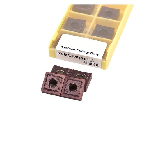 10 قطعة سبائك الصلب الخارجية تحول مخرطة أداة SNMG120404-HA LF6018 in Kuwait