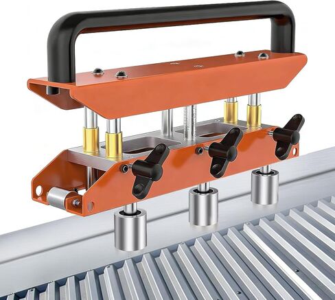 Professional 3-Station Edge Roller, Metal Roofing Bender Tool, 0-90° Adjustable Angle, Sheet Metal Bead Roller for 1/2-5in Bending, Heavy Duty Construction Materials in Kuwait