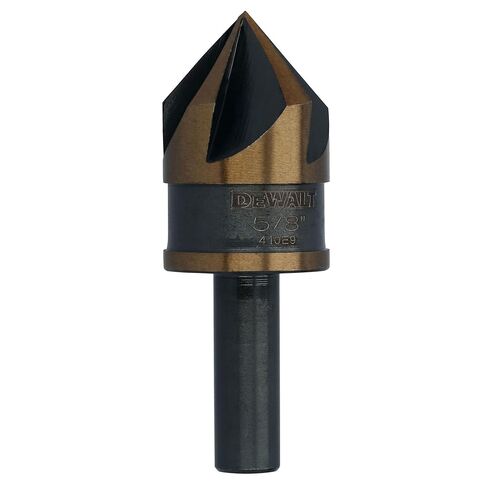DEWALT 5/8 in. Countersink Drill Bit, Black and Gold High-Speed Steel Countersink Bit for Wood, Plastic and Metal (DWAMDB40CS) in Saudi Arabia