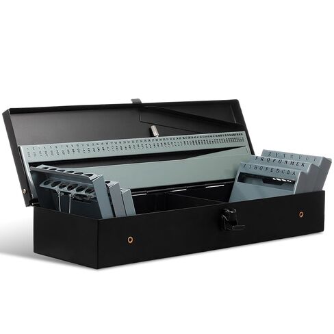 115 Pcs Drill Bit Index Box Combination Jobber Length Drill Bit Index Storage Organizer Empty Metal Case Holder for Sizes 1/16" to 1/2" in 1/64" Increments, A to Z, and #1 to #60 in Saudi Arabia