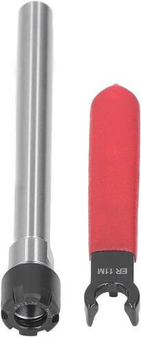 Collet Chuck Holder Straight Long CNC Milling 17mm Clamping Range Wrench (C10-ER11M-100L) in Saudi Arabia