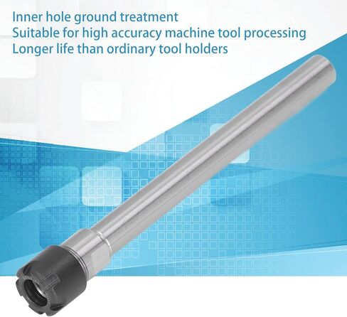 Collet Chuck Holder Straight Long CNC Milling 17mm Clamping Range Wrench (C10-ER11M-100L) in Saudi Arabia