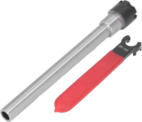 Collet Chuck Holder Straight Long CNC Milling 17mm Clamping Range Wrench (C10-ER11M-100L) in Saudi Arabia