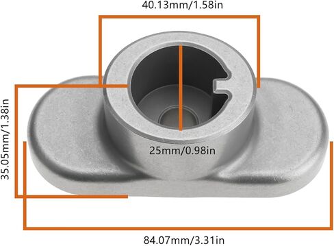 25mm Lawn Mower Blade Adapter 748-0376C Compatible with MTD 11A-A06N778, 11A-A12N701, 11A-A2AQ897 Mowers in Saudi Arabia