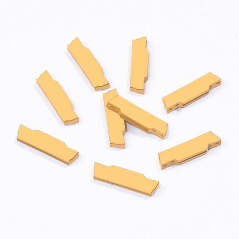 Lathe Grooving Tool Holder MGEHR1616-3 with 10pcs MGMN300-M Indexable Carbide Grooving Inserts, 16mm Lathe Tool Holder, Cut-Off Tool Holder (MGEHR1616-3) in Kuwait