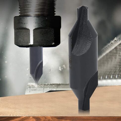 8mm Centering Bit, High Speed Steel Center Drill with Enlarged Chip Flute, Positioning Tool for Bench Drills, Milling Machines, and Machining Centers in Saudi Arabia