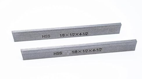 مجموعة من 2 HSS 1/8" x 1/2" x 4-1/2" لشفرات قطع المخرطة المتوازية (1/8x1/2x4-1/2 M2) in Saudi Arabia