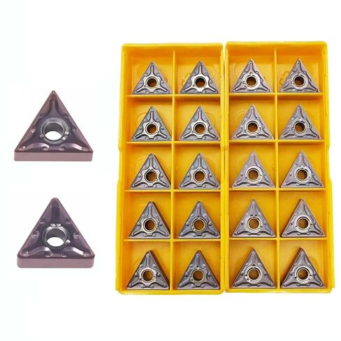 20pcs TNMG331-MA TNMG332-MA TNMG160404/08 -MA Purple Carbide Turning Inserts Lathe Carbide Inserts Cutting Tools for Machining Steel Parts/Stainless Steel in Saudi Arabia